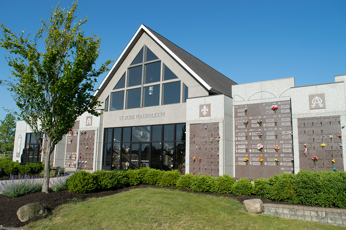 St. Jude Mausoleum at Holy Cross Cemetery, Cleveland