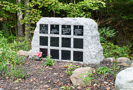 Columbarium in the natural burial section