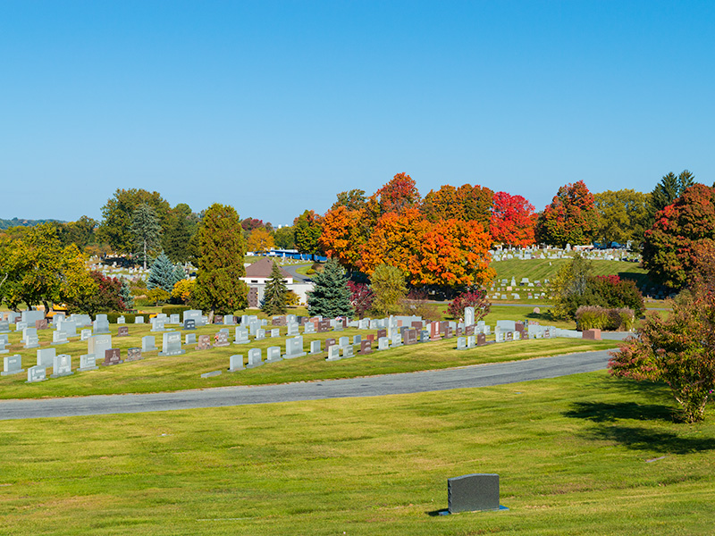 Holy Cross Akron in the fall